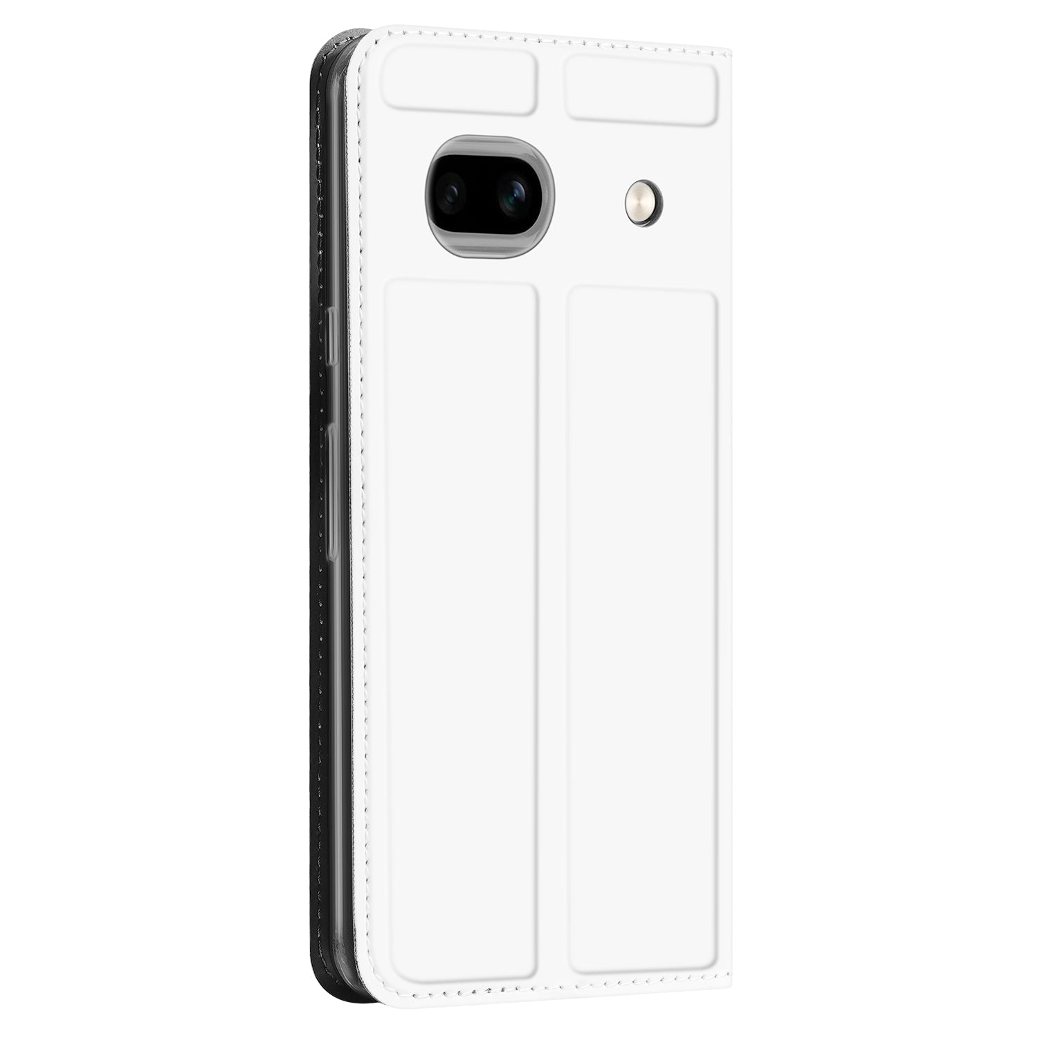 Stand Case Hoesje voor de Google Pixel 7A Wit met Pashouder