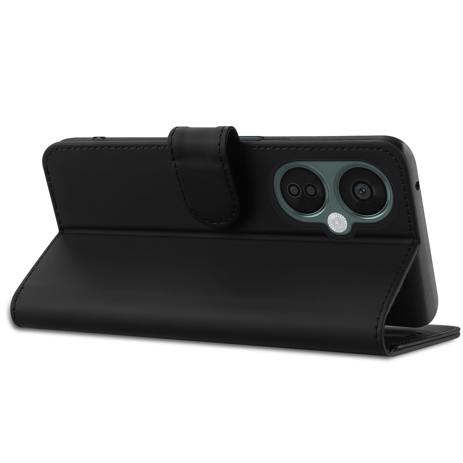 Book Cover Hoesje voor de OnePlus Nord CE 3 Lite Zwart met Pasjeshouder