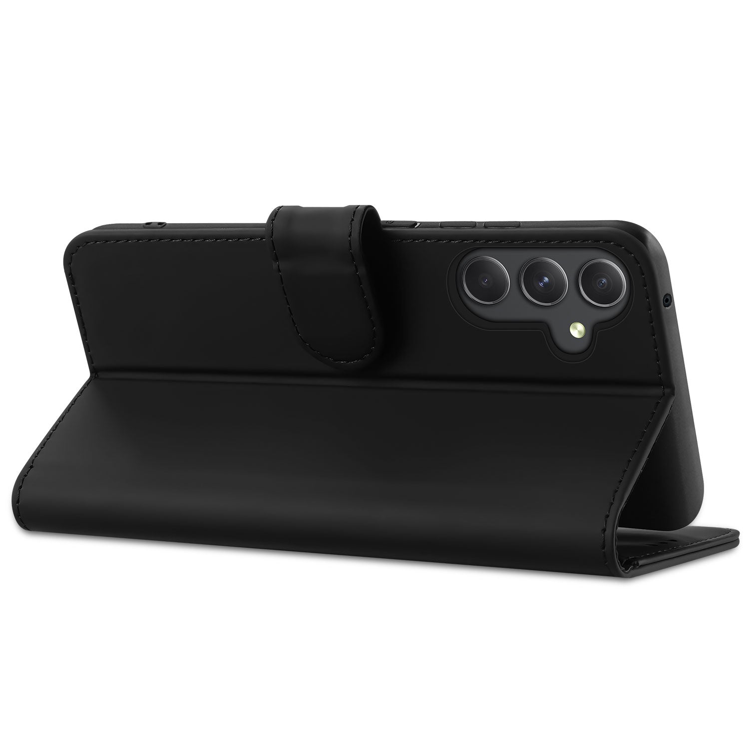 Book Cover Hoesje voor de Samsung Galaxy A34 5G Zwart met Pasjeshouder