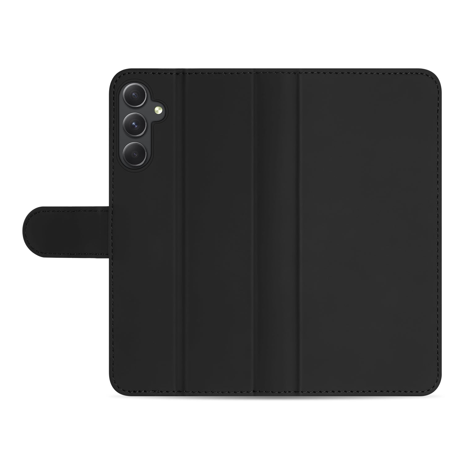 Book Cover Hoesje voor de Samsung Galaxy A34 5G Zwart met Pasjeshouder