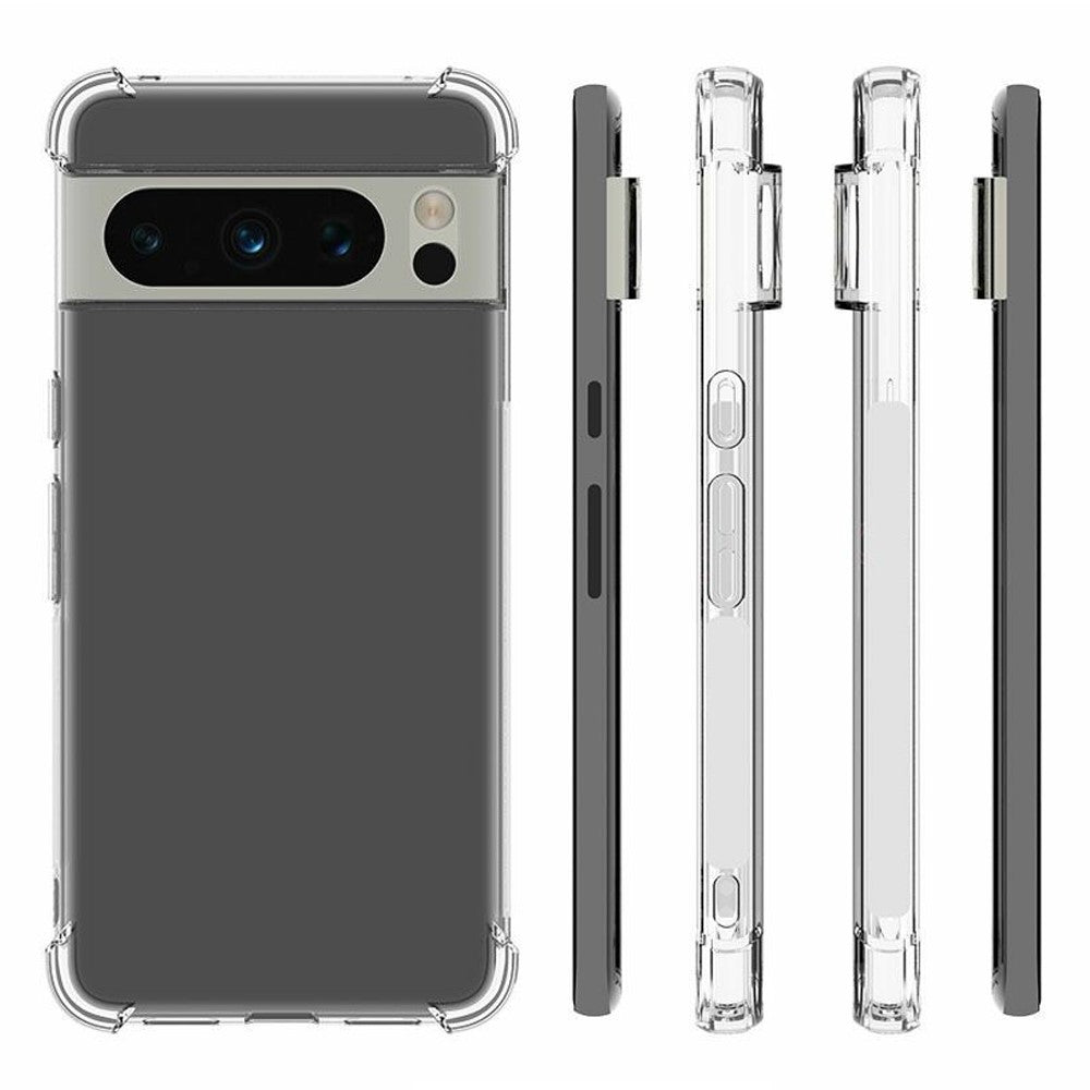 Anti-shock Back Cover voor de Google Pixel 8 Pro Transparant