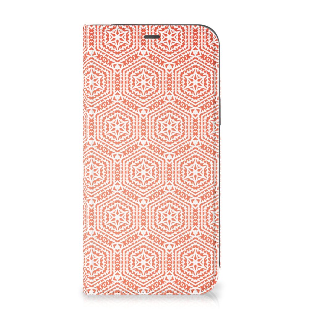 iPhone 12 Pro Max Hoesje met Magneet Pattern Orange - B2C Telecom
