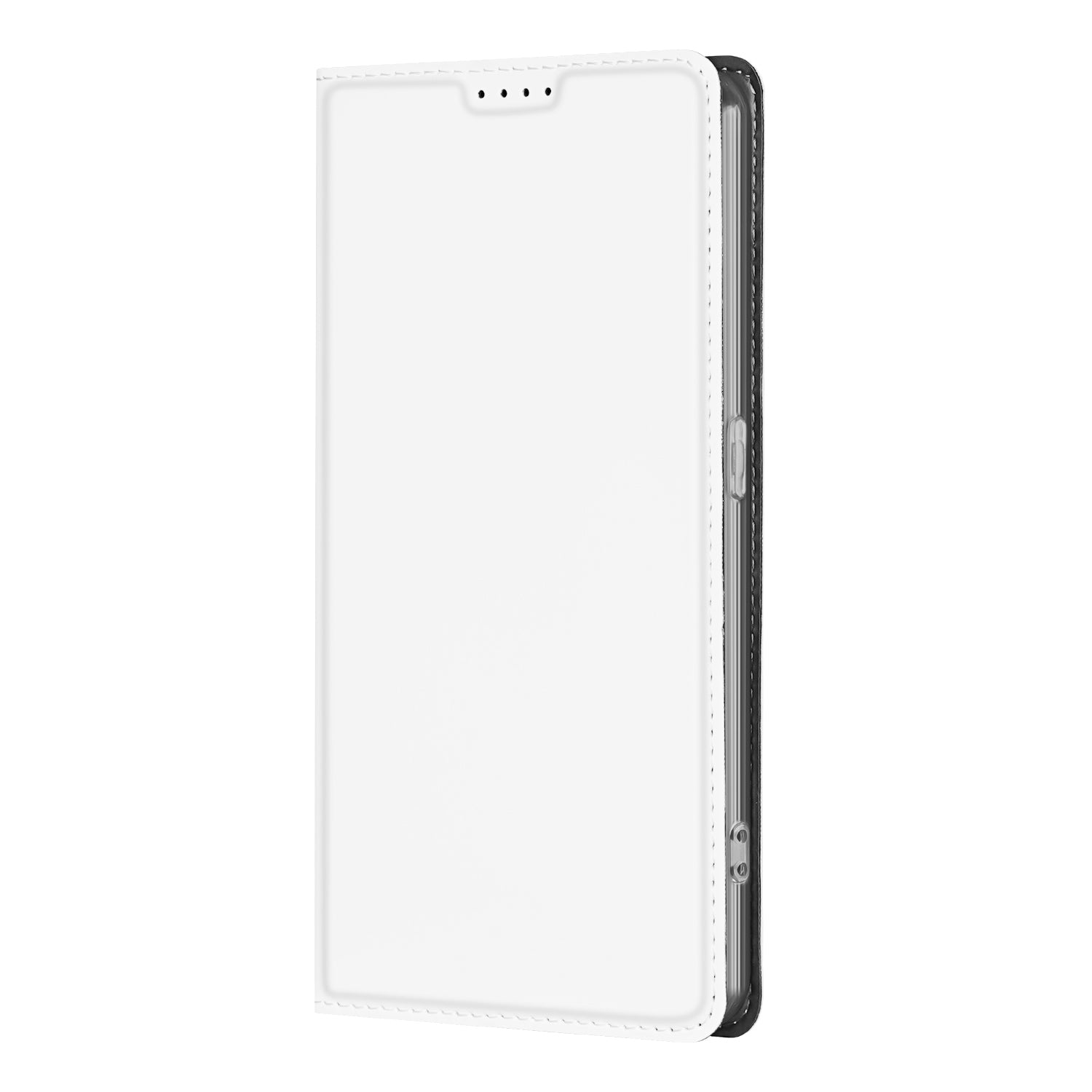 Stand Case Hoesje voor de OPPO Reno8 T 4G Wit met Pashouder