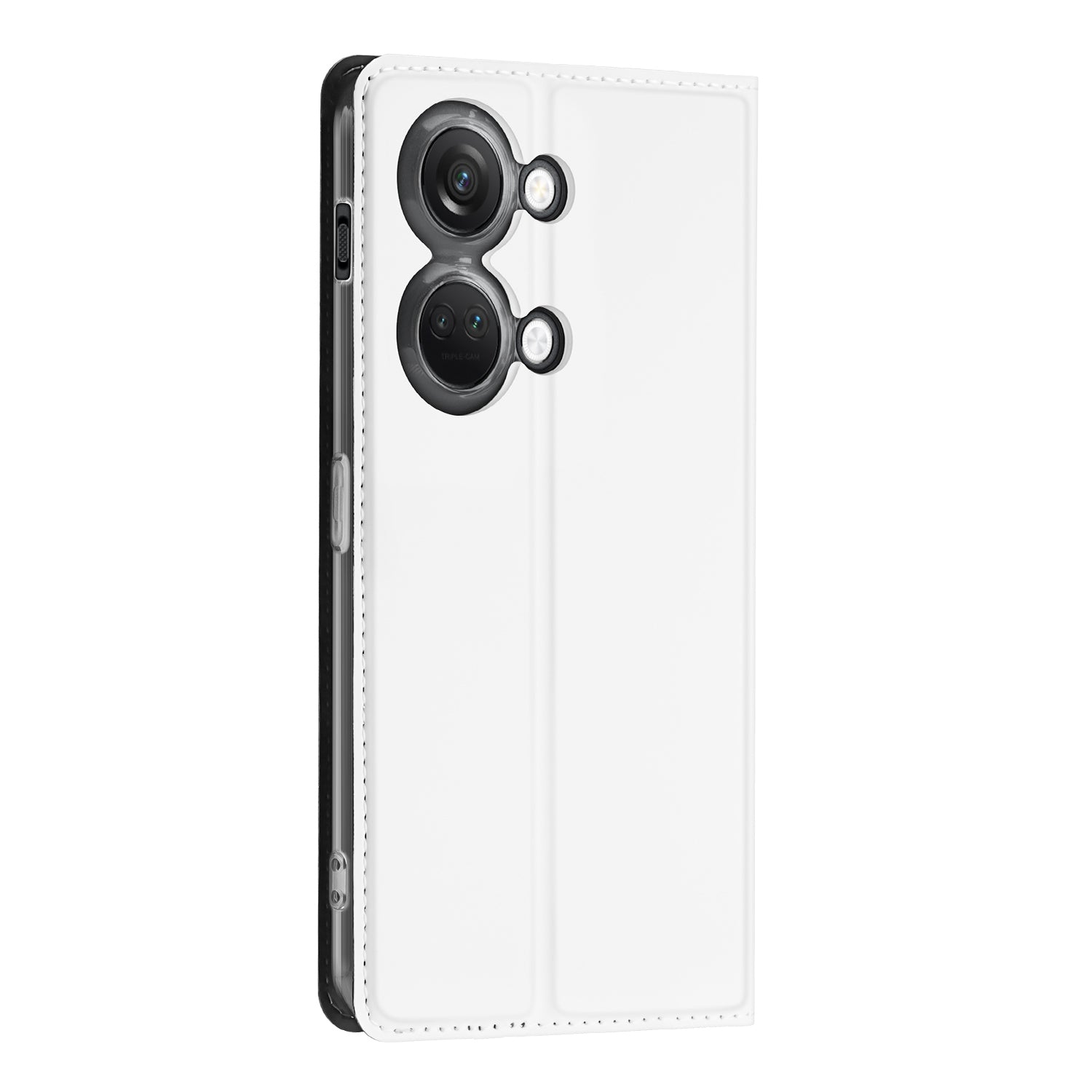 Stand Case Hoesje voor de OnePlus Nord 3 Wit met Pashouder