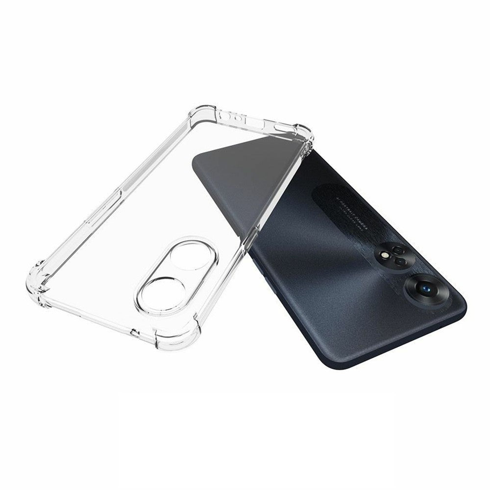Anti-shock Back Cover voor de OPPO Reno8 T 4G Transparant