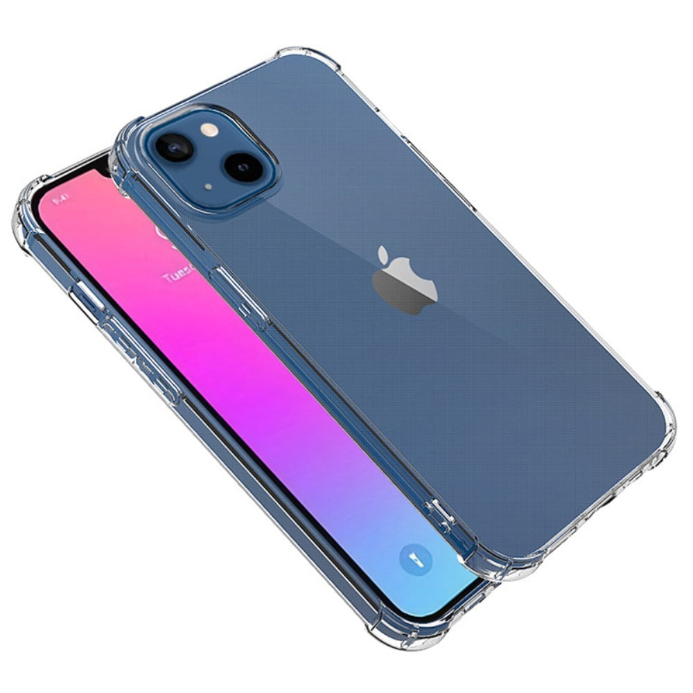 Anti-shock Back Cover voor de iPhone 15 Transparant