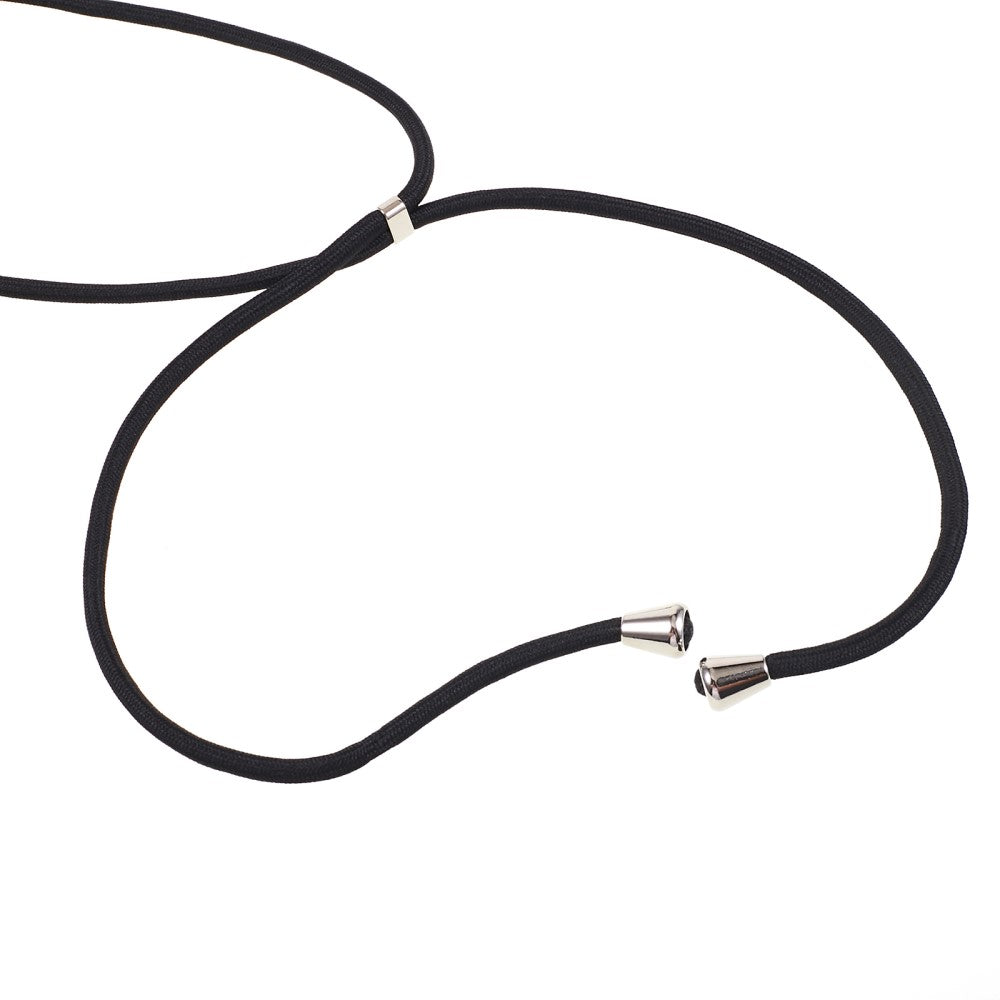 Anti-shock Back Cover voor de iPhone 15 Transparant met Koord