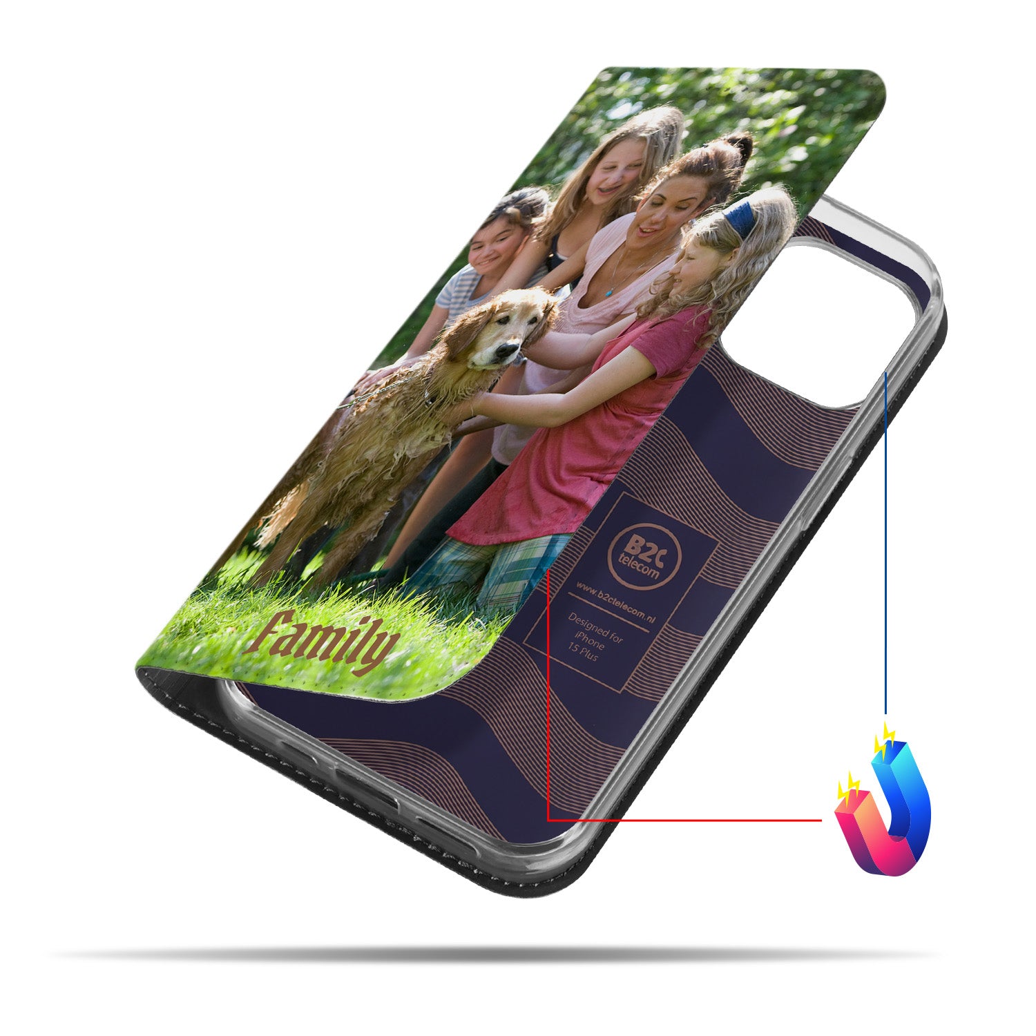 Stand Case Hoesje Maken voor de iPhone 15 Plus