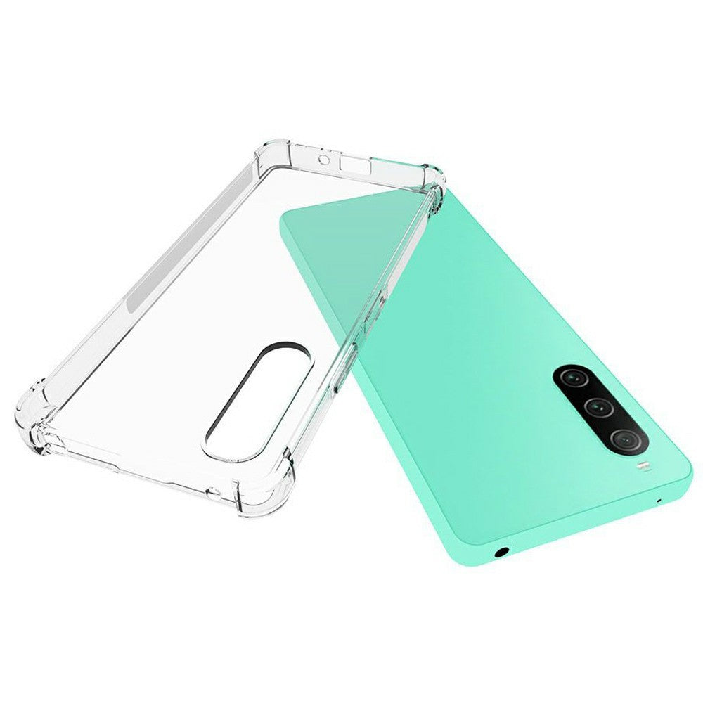 Anti-shock Back Cover voor de Sony Xperia 10 V Transparant