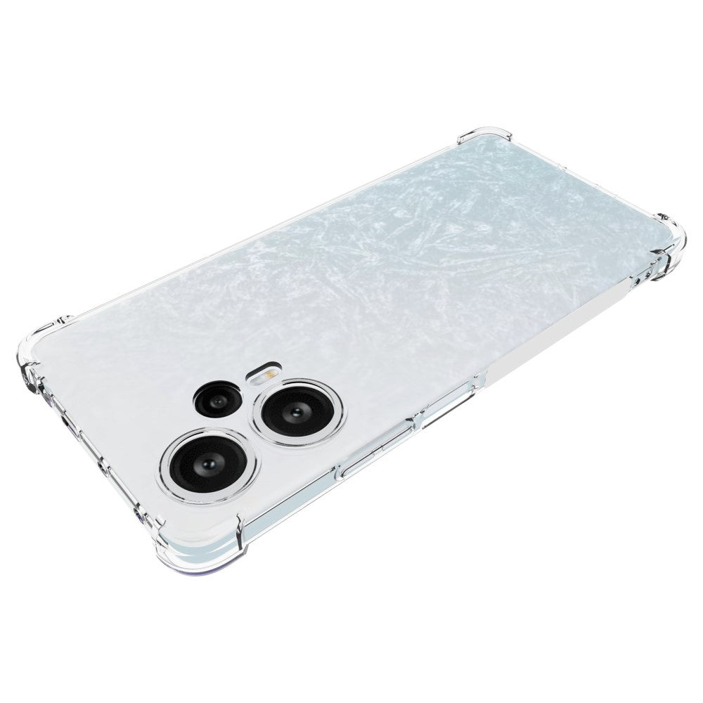 Anti-shock Back Cover voor de Xiaomi Poco F5 Transparant