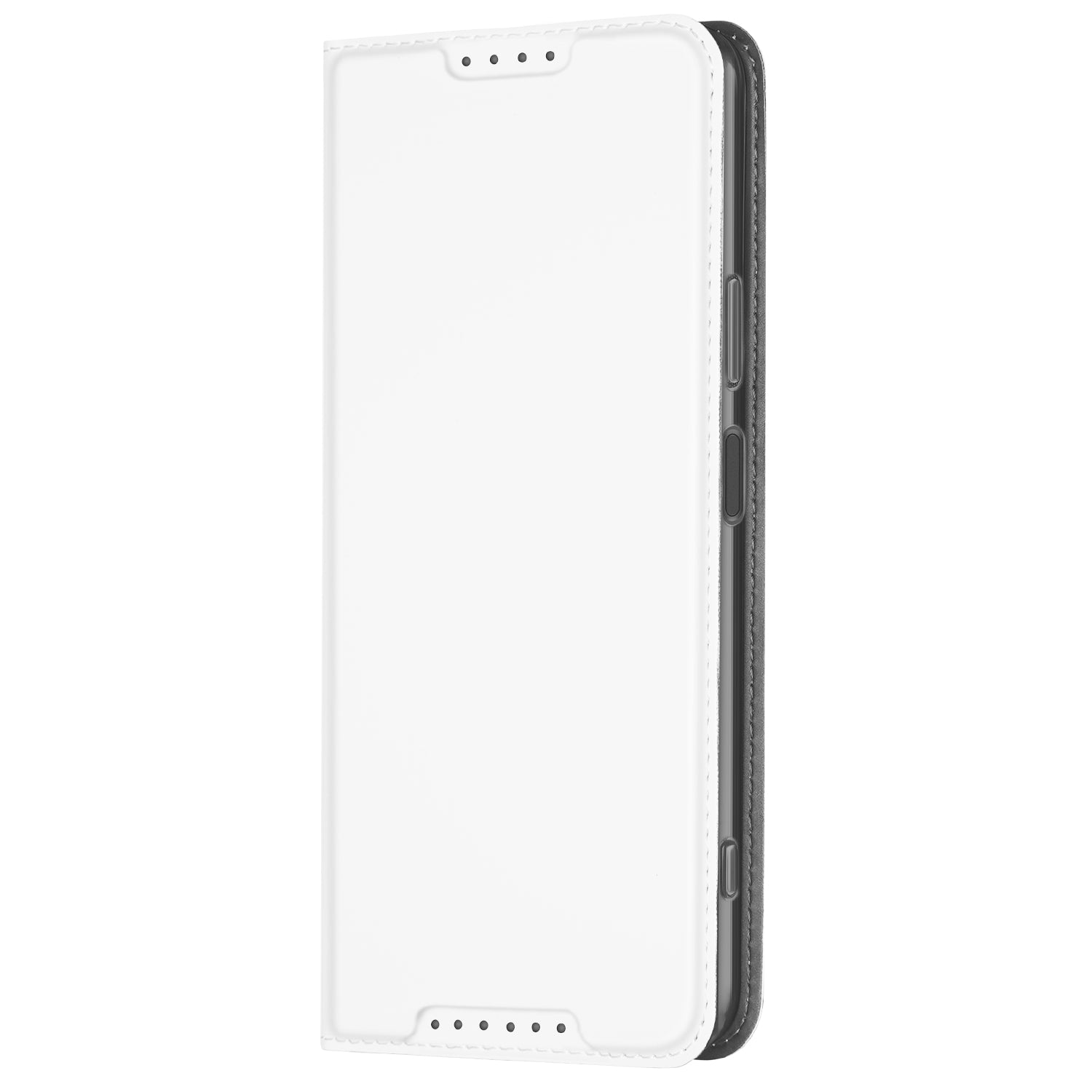 Stand Case Hoesje voor de Sony Xperia 5 V Wit met Pashouder