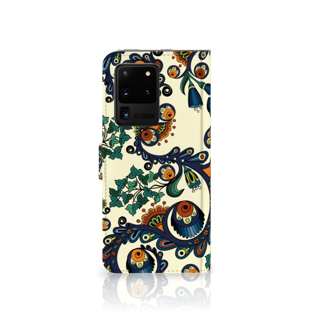 Wallet Case Samsung Galaxy S20 Ultra Barok Flower