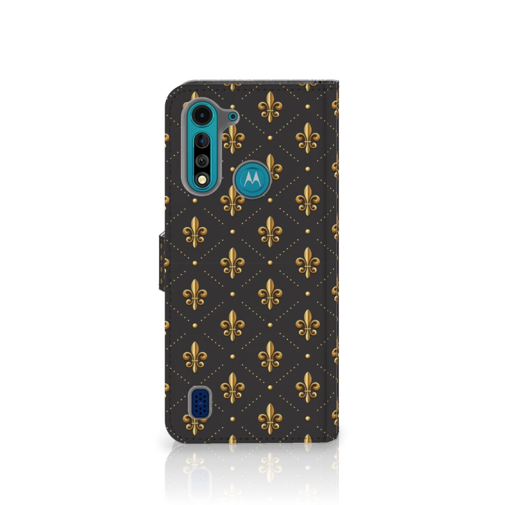 Motorola G8 Power Lite Telefoon Hoesje Franse Lelie