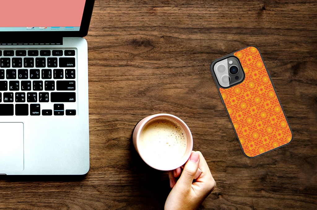 iPhone 13 Pro Max Back Case Batik Oranje B2C Telecom