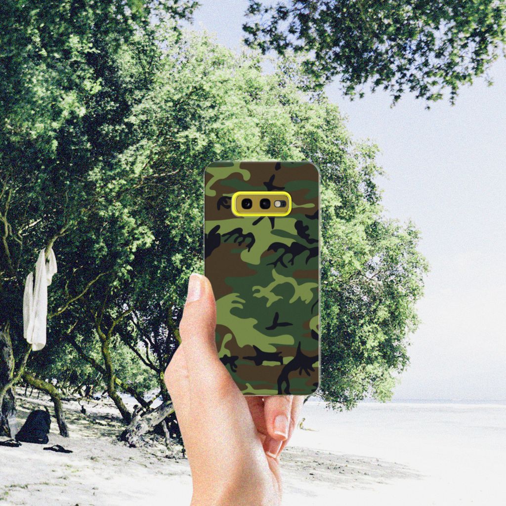 Samsung Galaxy S10e TPU bumper Army Dark