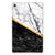 Lenovo Tab M10 Plus (3e generatie) Tablet Back Cover Marmer Wit Zwart - Origineel Cadeau Man - B2C Telecom