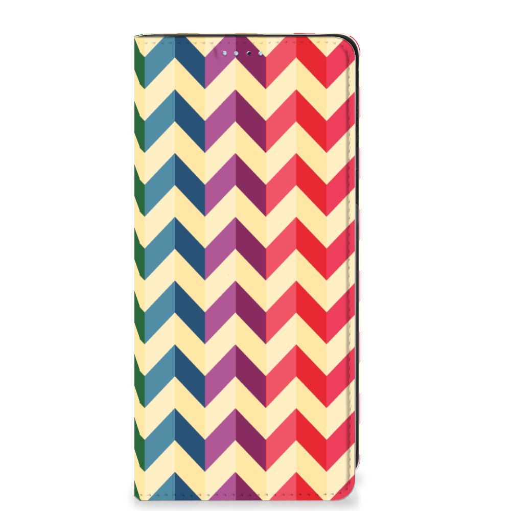 Xiaomi Redmi Note 11/11S Hoesje met Magneet Zigzag Multi Color