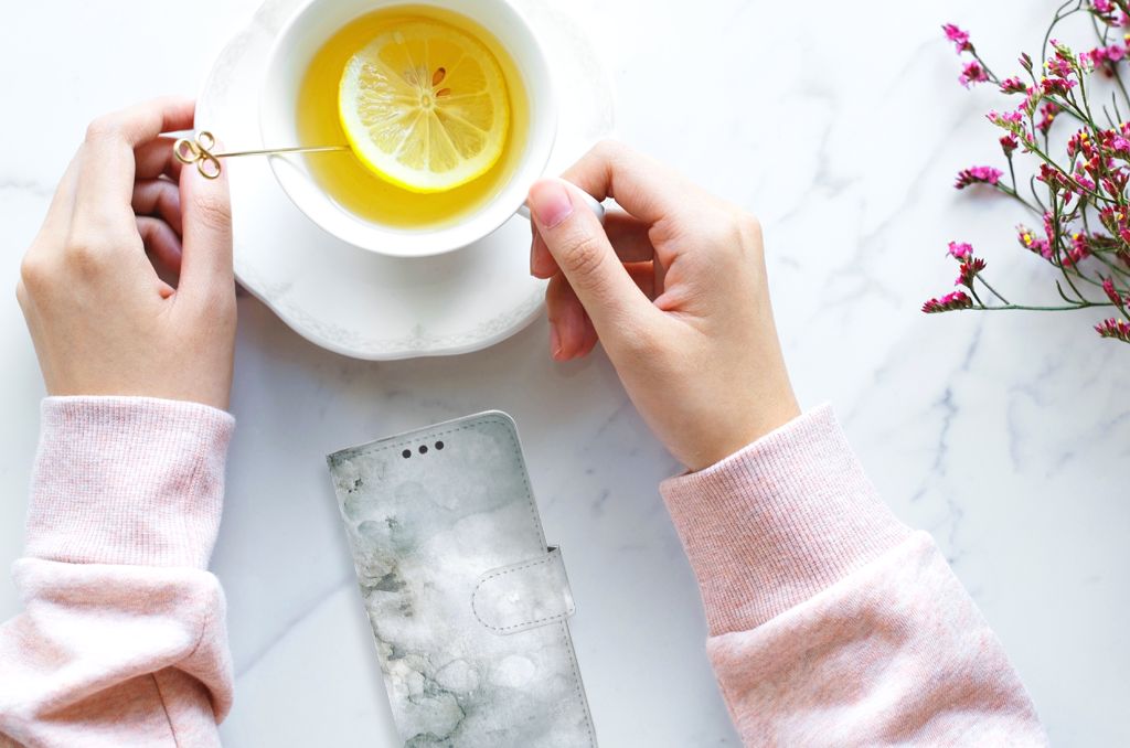 Hoesje Microsoft Lumia 650 Painting Grey