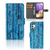 Samsung Galaxy A32 4G Book Style Case Wood Blue