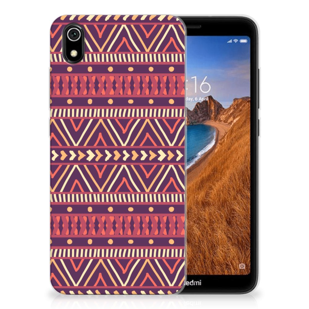 Xiaomi Redmi 7A TPU bumper Aztec Paars