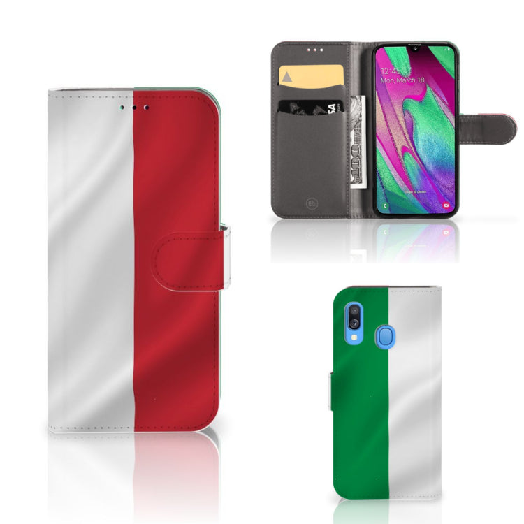 Samsung Galaxy A40 Bookstyle Case Italië