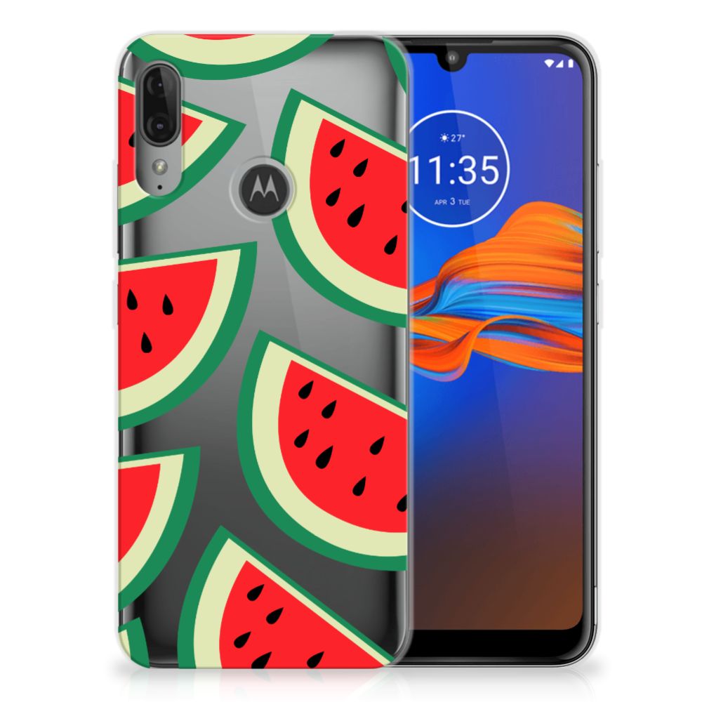 Motorola Moto E6 Plus Siliconen Case Watermelons