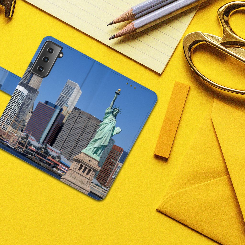 Samsung Galaxy S21 Flip Cover Vrijheidsbeeld