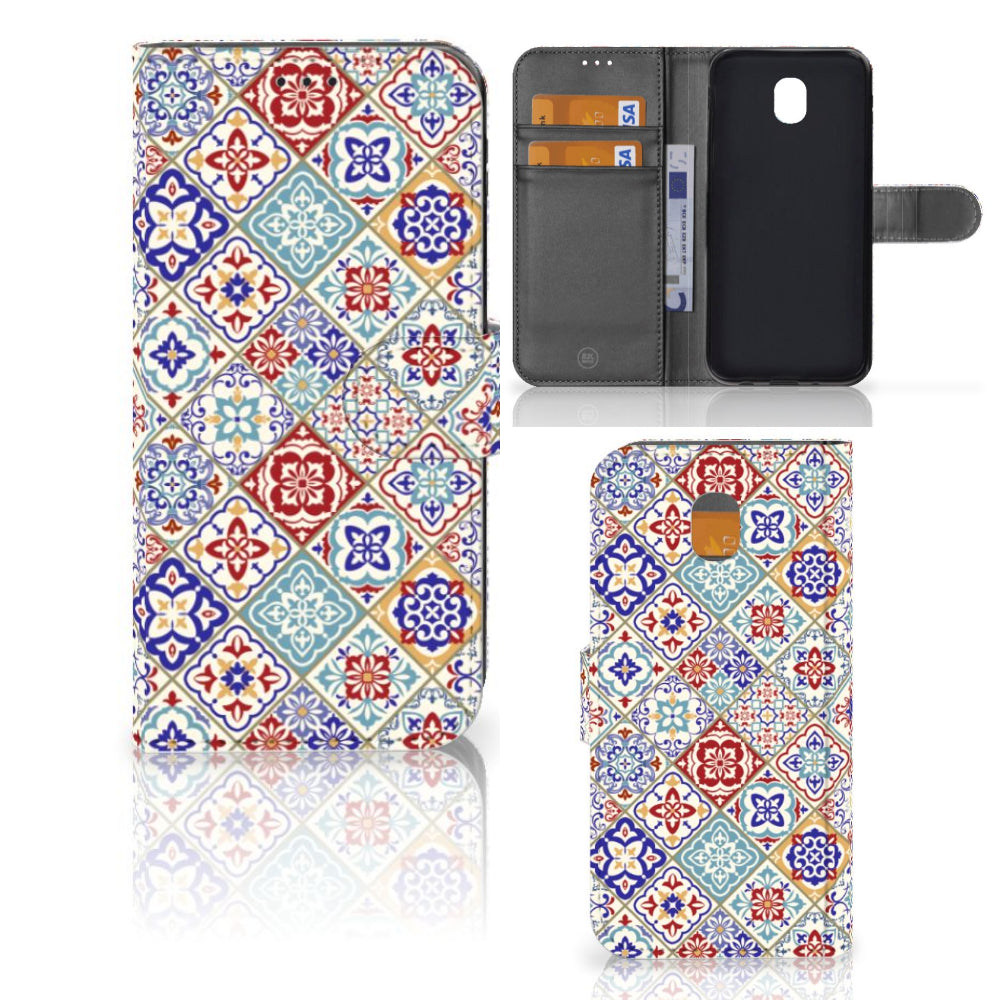 Samsung Galaxy J5 2017 Bookcase Tiles Color