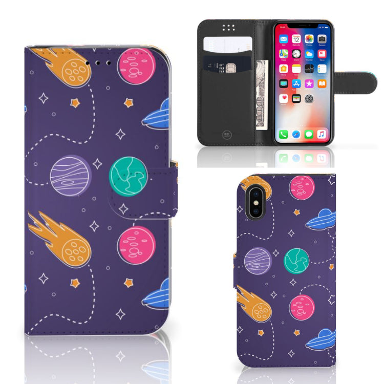 Apple iPhone X | Xs Wallet Case met Pasjes Space