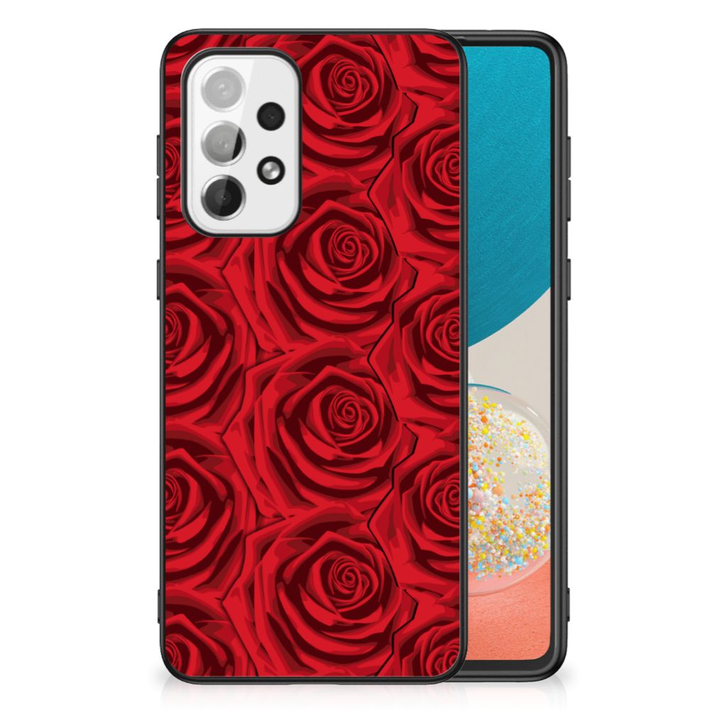 Samsung Galaxy A73 Bloemen Hoesje Red Roses B2C Telecom