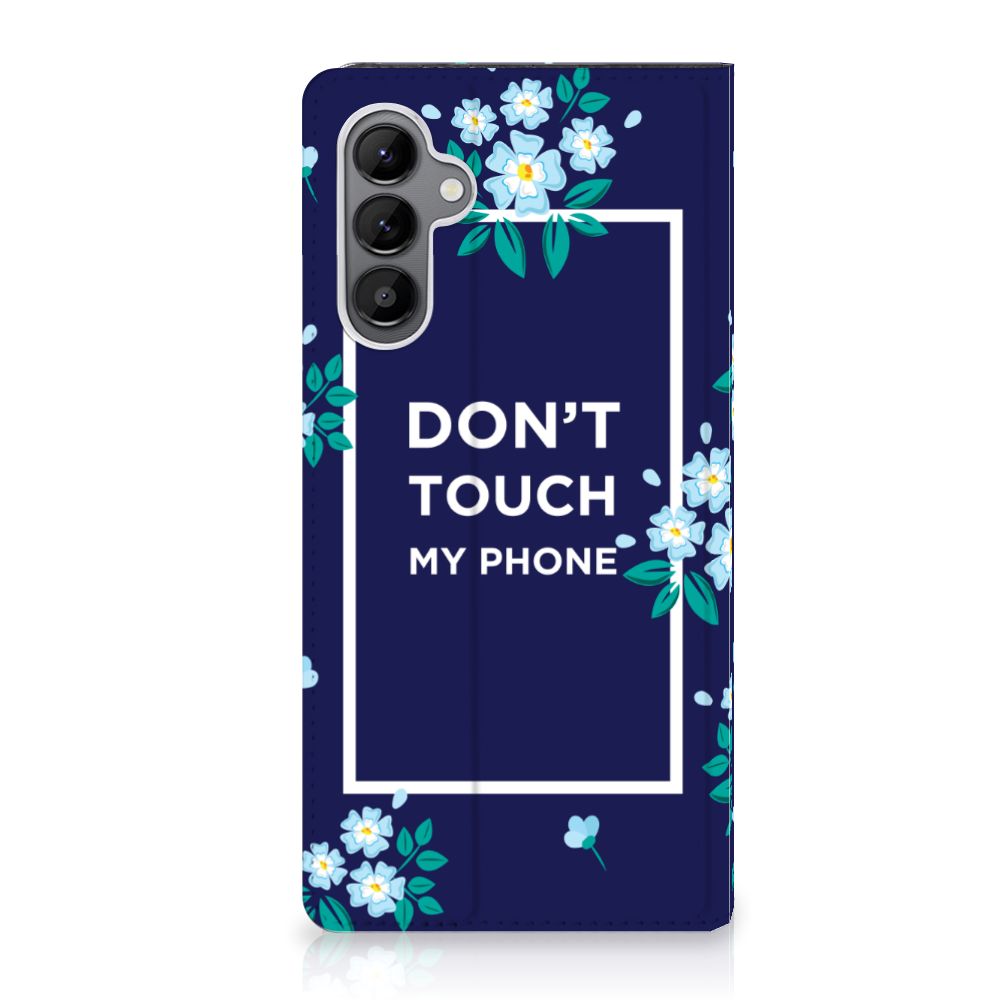 Samsung Galaxy A34 Design Case Flowers Blue DTMP - B2C Telecom
