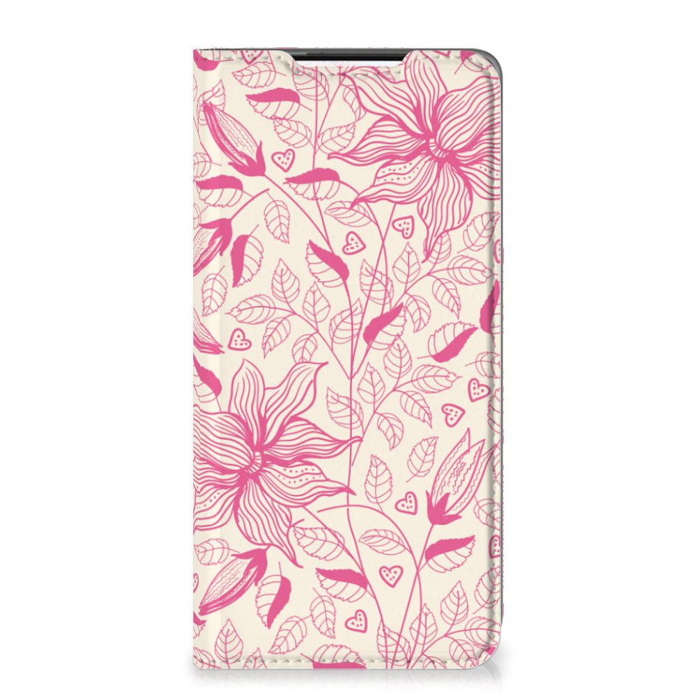 Samsung Galaxy S21 Smart Cover Pink Flowers - B2C Telecom