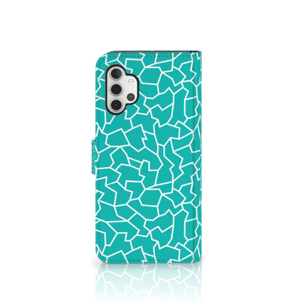 Samsung Galaxy A32 5G Hoesje Cracks Blue