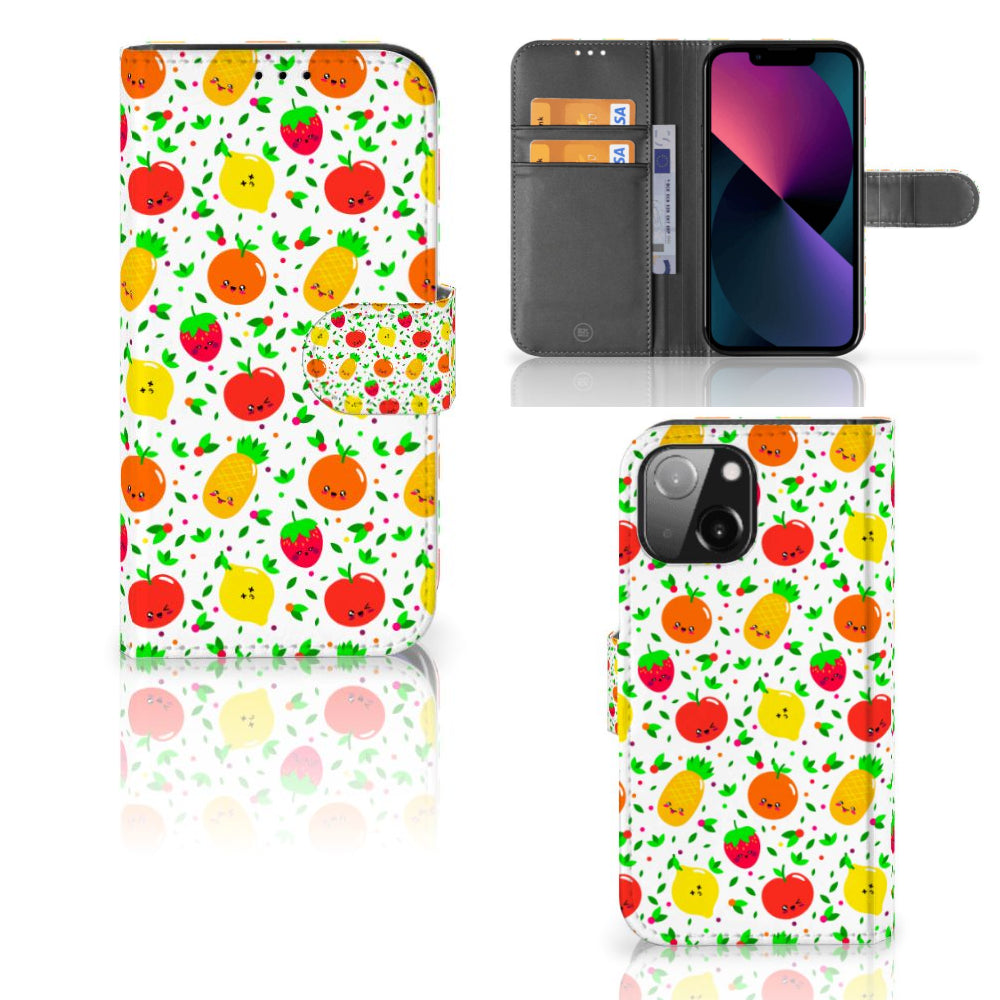 iPhone 13 Mini Book Cover Fruits
