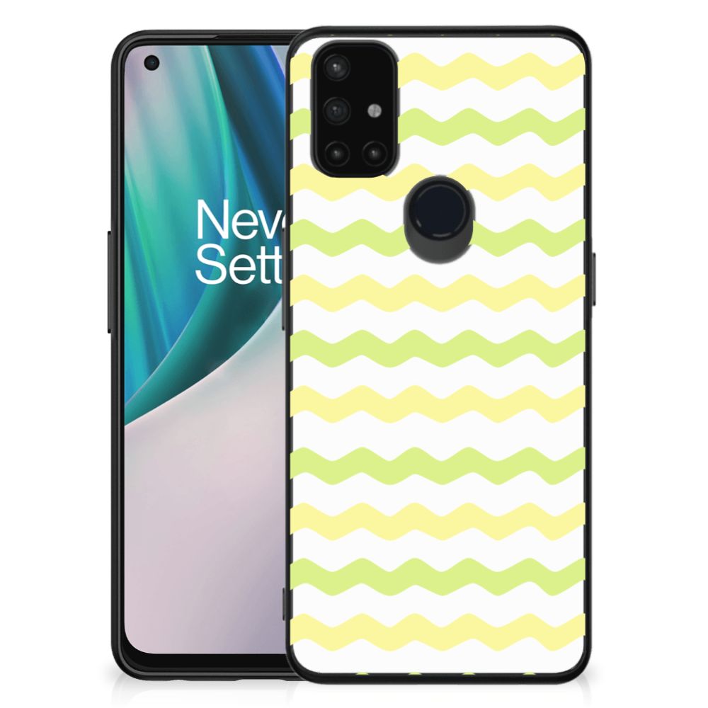 OnePlus Nord N10 5G Back Case Waves Yellow