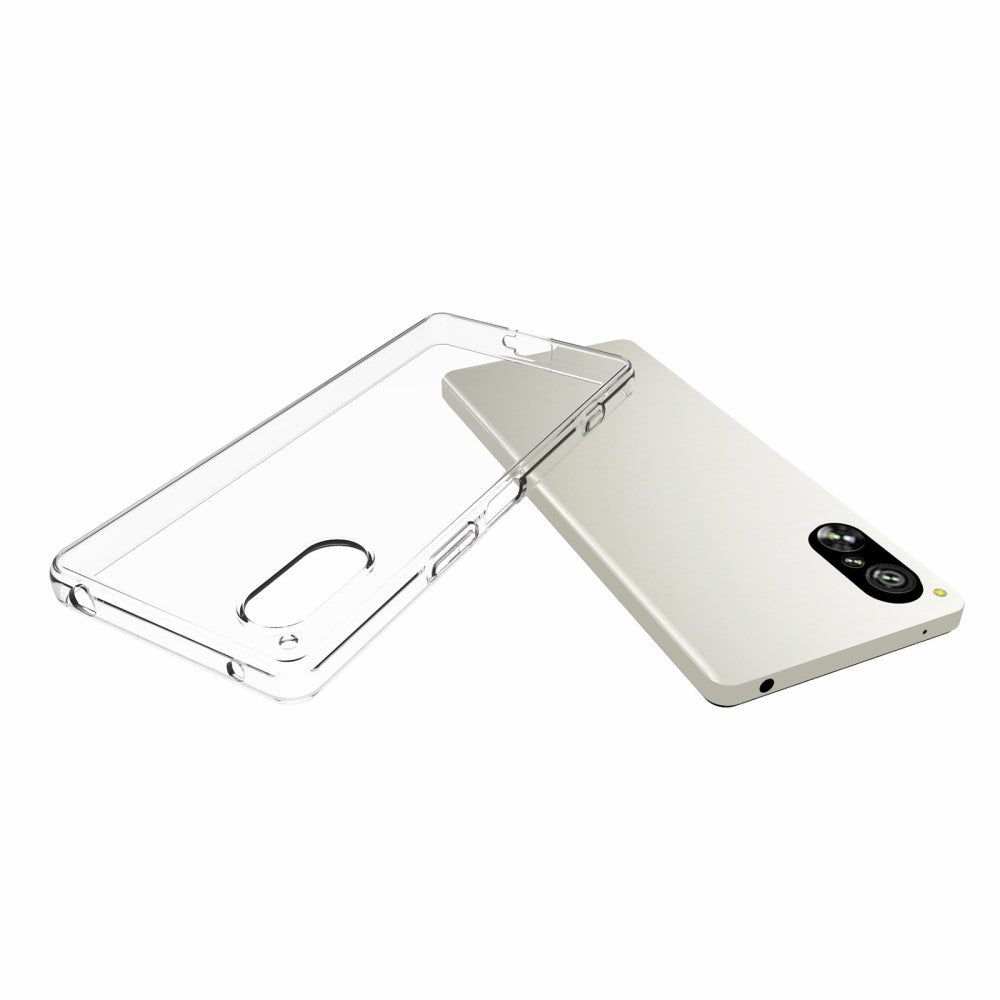 TPU Back Cover Hoesje voor de Sony Xperia 5 V Transparant