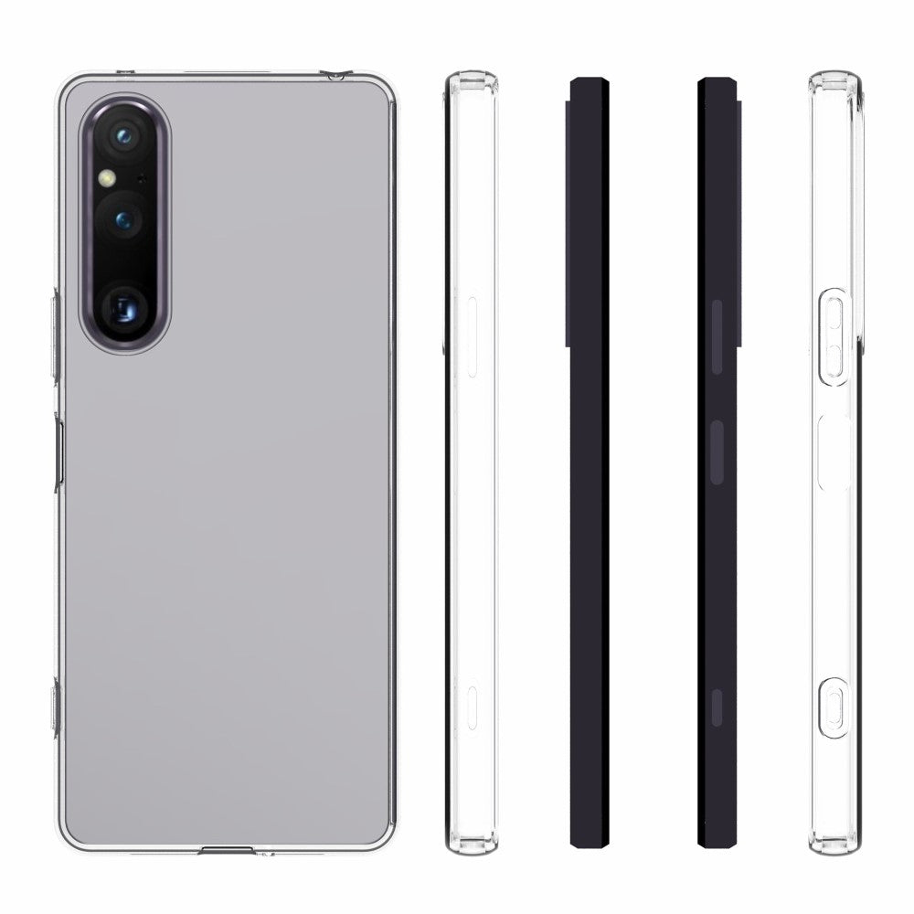 TPU Back Cover Hoesje voor de Sony Xperia 1 V Transparant