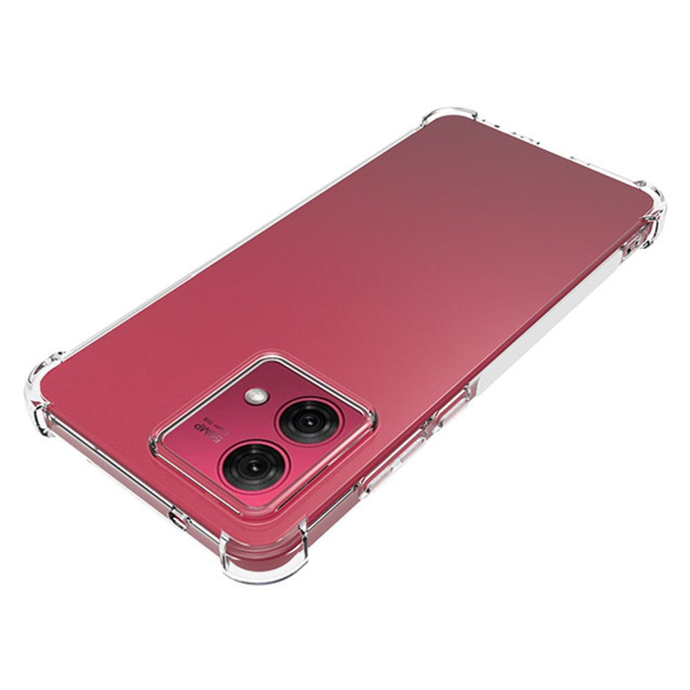 Anti-shock Back Cover voor de Motorola Moto G84 Transparant