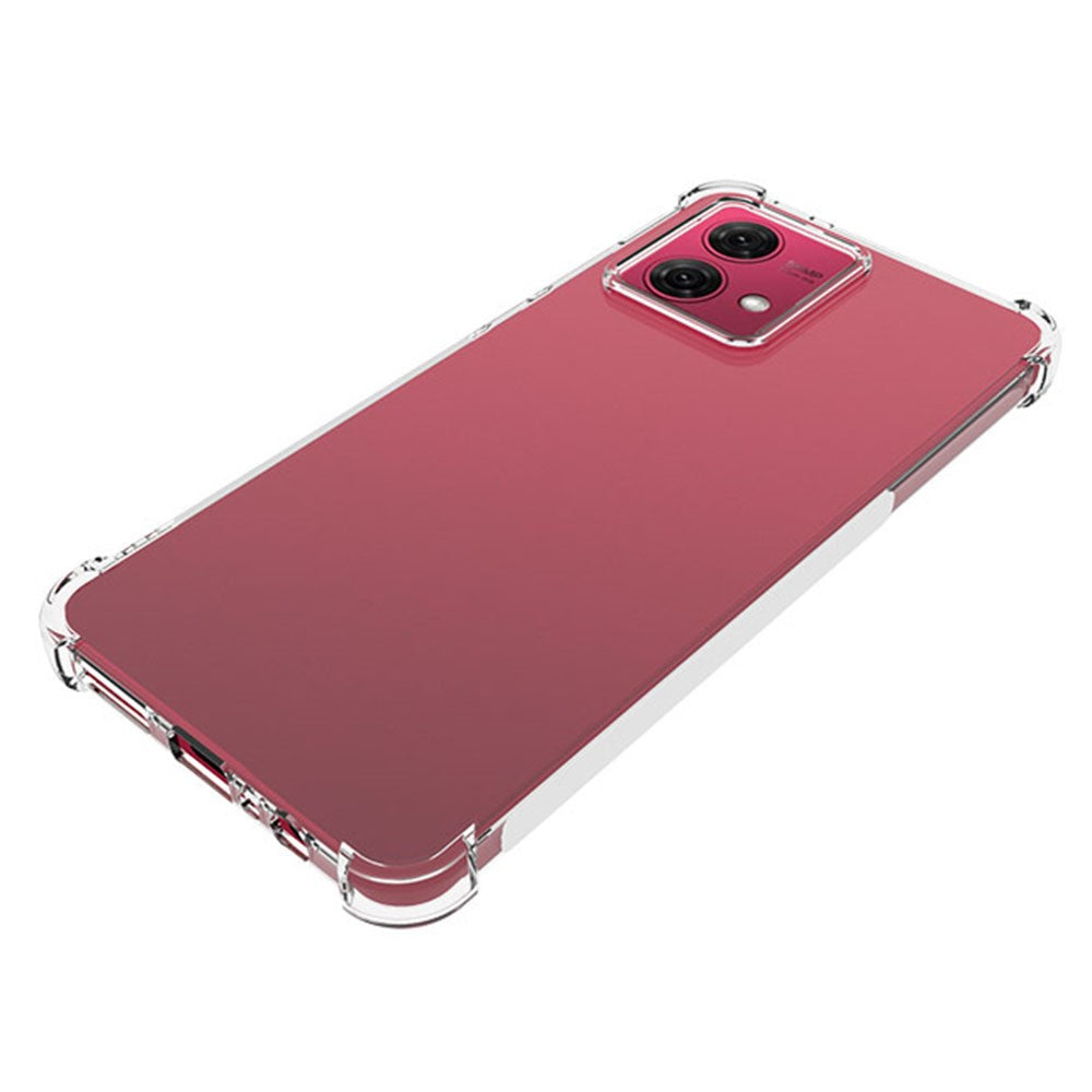 Anti-shock Back Cover voor de Motorola Moto G84 Transparant