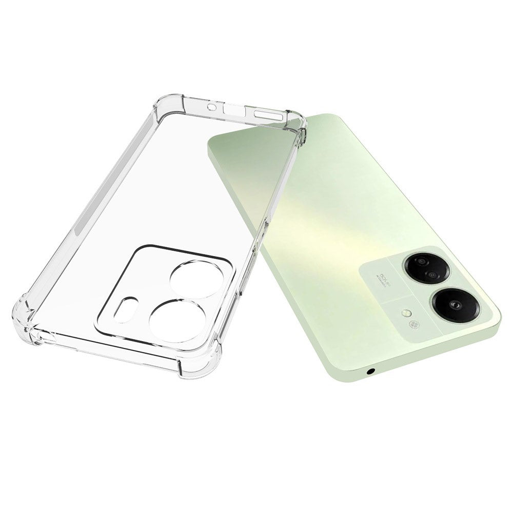 Anti-shock Back Cover voor de Xiaomi Redmi 13C 4G Transparant