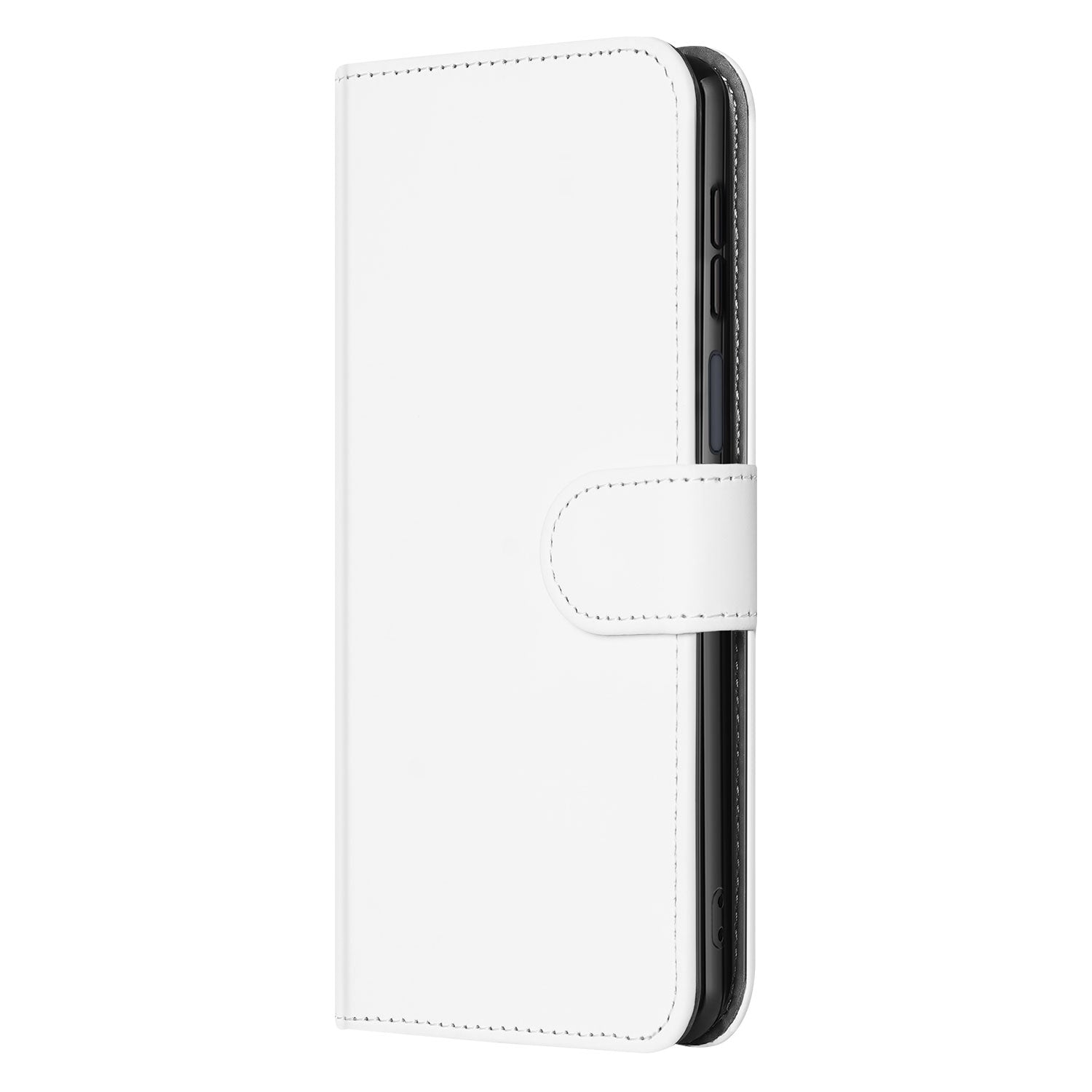 Book Case Telefoonhoesje Geschikt voor Motorola Moto G54 Wit met Pasjeshouder