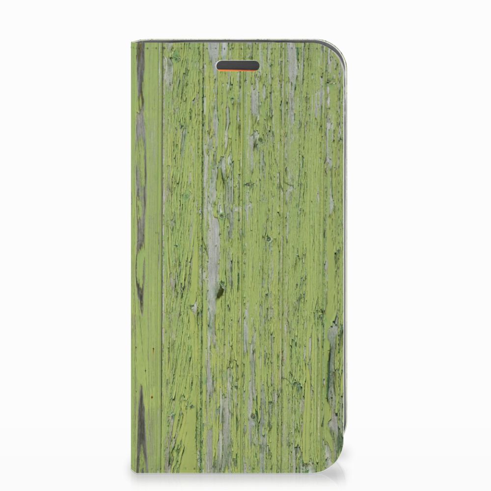 Motorola Moto E5 Play Book Wallet Case Green Wood