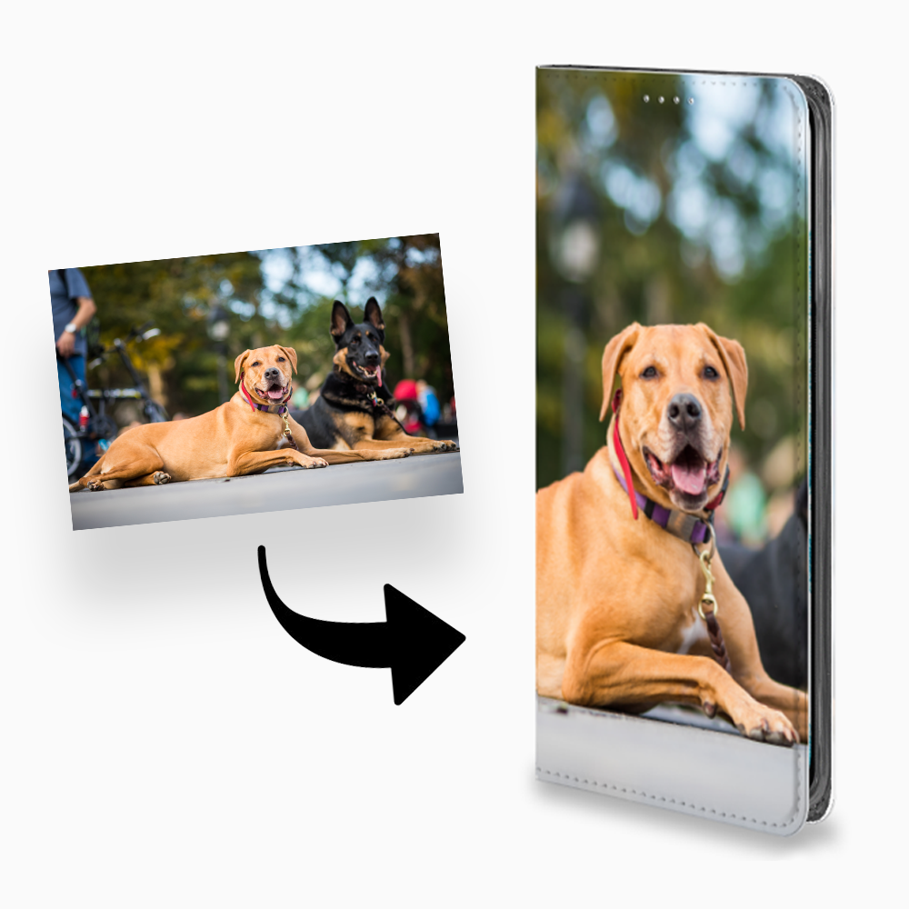 Stand Case Hoesje voor de Samsung Galaxy A54 5G Wit met Pashouder