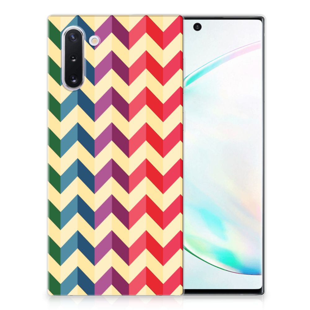 Samsung Galaxy Note 10 TPU bumper Zigzag Multi Color