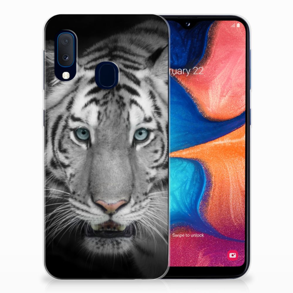 Samsung Galaxy A20e TPU Hoesje Tijger