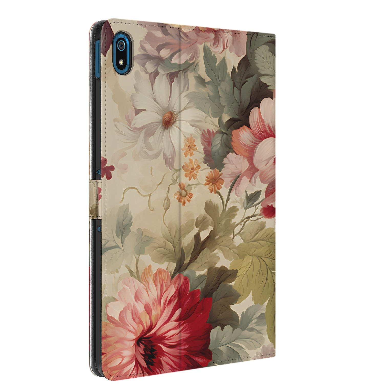 Uniek Nokia T20 Tablethoesje met Stand - Bloemen Design | B2C Telecom