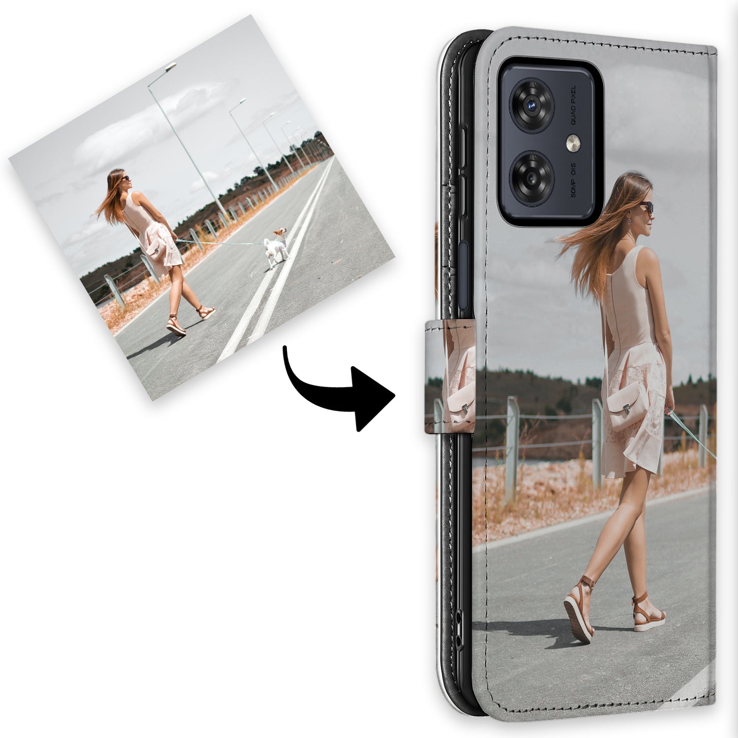 Book Case Hoesje Maken voor de Motorola Moto G54