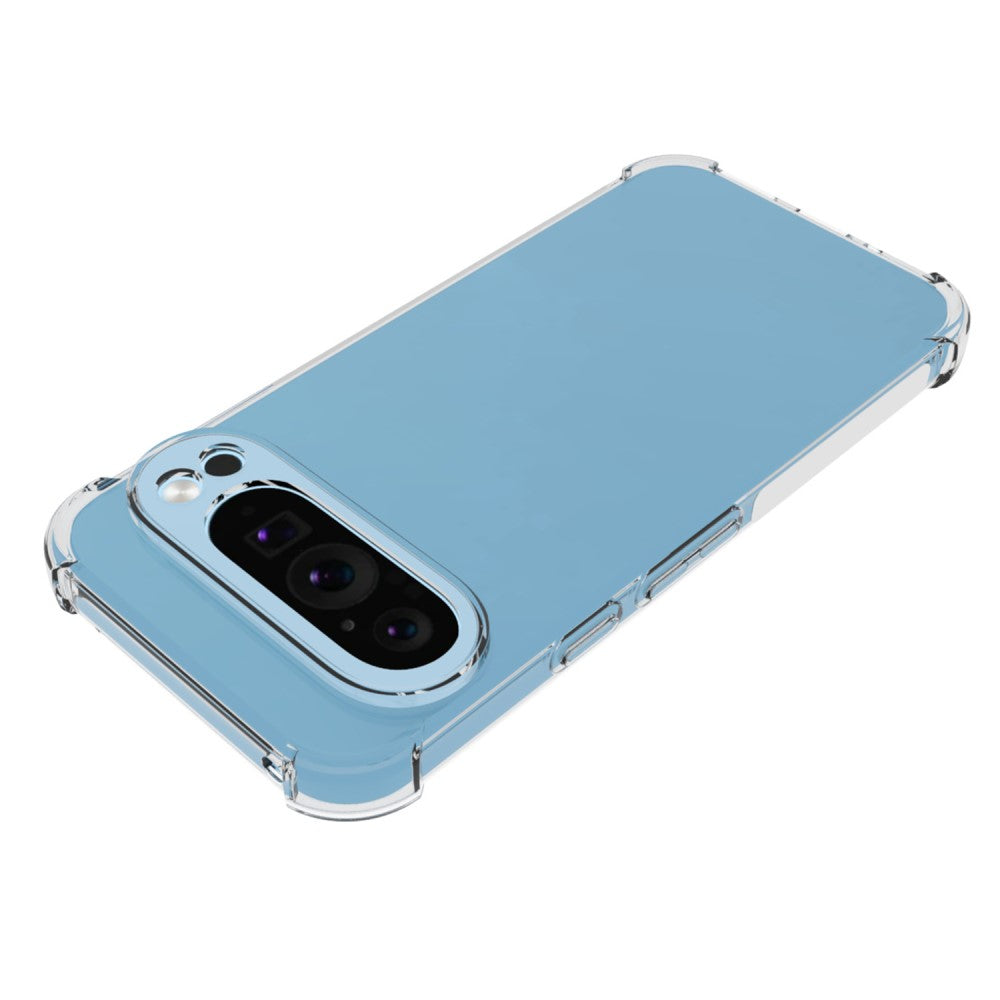 Anti-shock Back Cover voor de Google Pixel 9 Transparant