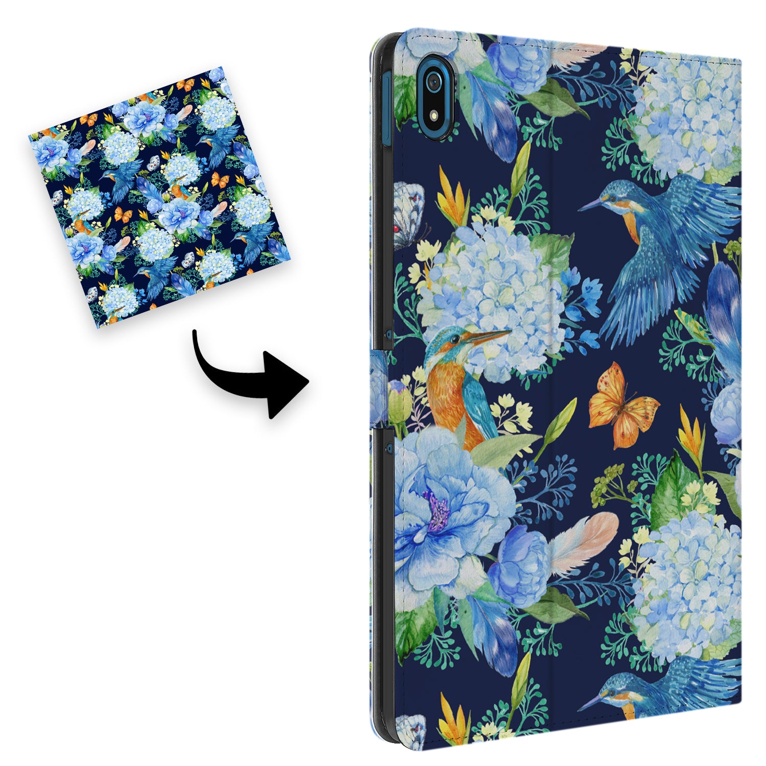 Uniek Nokia T20 Tablethoesje met Stand - IJsvogel Design | B2C Telecom