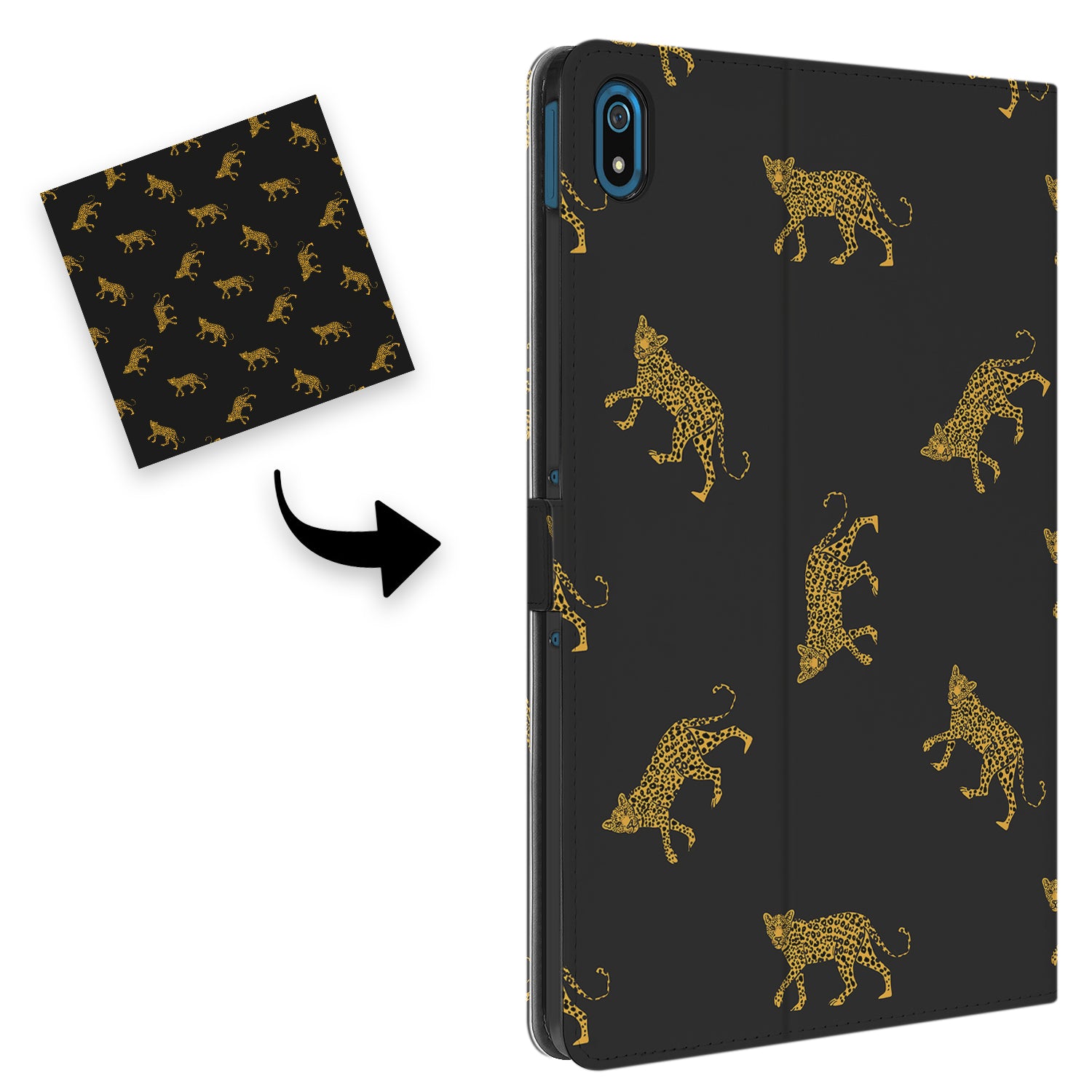Uniek Nokia T20 Tablethoesje met Stand - Leopards Design | B2C Telecom